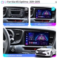 Kia Optima 2010-2015 radio navigatie 9inch android 14 wifi dab+ apple carplay