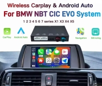 BMW CIC NBT EVO draadloos Apple Carplay Android Auto box achteruitrijcamera