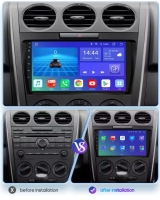 Mazda CX-7 2007-2014 radio navigatie android 14 dab+ apple carplay/ android auto