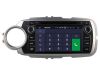 Toyota Yaris 2012-2019 radio navigatie android 10 wifi carkit dab+ carplay