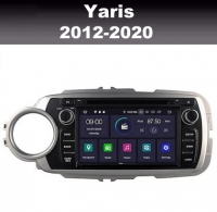 Toyota Yaris 2012-2019 radio navigatie android 10 wifi carkit dab+ carplay