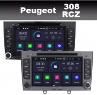 Peugeot 308 RCZ radio navigatie 7inch carkit android 10 wifi dab+ carplay