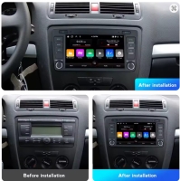 Radio navigatie geschikt voor Skoda Octavia Yeti 2004-2014 8inch android 14 dab+ apple carplay