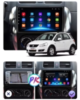 Suzuki SX4 2006-2013 radio navigatie 9inch android 14 dab+ apple carplay androidauto