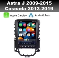 Opel Astra J Cascada radio navigatie 9,7 inch wifi android 14 dab+ carplay/androidauto