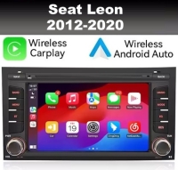 Radio navigatie geschikt voor Seat Leon 2012-2020 7inch android 14 wifi dab+ apple carplay