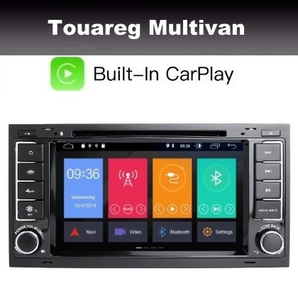 Radio navigatie geschikt voor VW Touareg Multivan 7inch android 11 wifi dab+ carplay