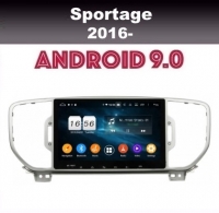 Kia Sportage 2016- radio navigatie carkit 9 inch android 9.0 wifi dab+