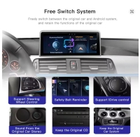 BMW 3serie F30 4serie F32 android 14 navigatie carkit 10,25inch wifi dab+ apple carplay