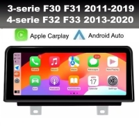 BMW 3serie F30 4serie F32 android 14 navigatie carkit 10,25inch wifi dab+ apple carplay