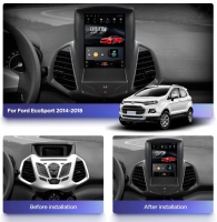 Ford EcoSport navigatie radio 10,4 inch wifi android 10 dab+ carplay/androidauto