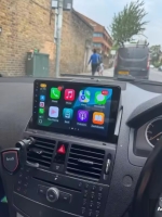 Mercedes C Klasse W204 2007-2011 navigatie android 14 dab+ apple carplay/ android auto