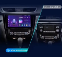 Nissan Qashqai Xtrail 2014-2020 navigatie 9inch android 14 dab+ apple carplay androidauto