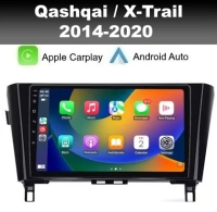 Nissan Qashqai Xtrail 2014-2020 navigatie 9inch android 14 dab+ apple carplay androidauto
