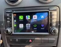 Radio navigatie geschikt voor Audi A3 2003-2012 7inch android 14 wifi dab+ apple carplay