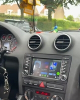 Radio navigatie geschikt voor Audi A3 2003-2012 7inch android 14 wifi dab+ apple carplay