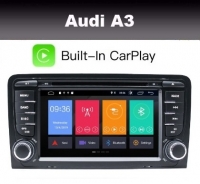 Radio navigatie geschikt voor Audi A3 carkit 7inch android 10 wifi dab+  carplay