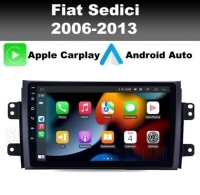 Fiat Sedici 2006-2013 radio navigatie 9inch android 14 dab+ apple carplay androidauto