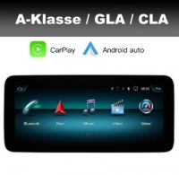 Mercedes A G Klasse GLA CLA navigatie 10,25'' carkit android 10 wifi dab+ carplay