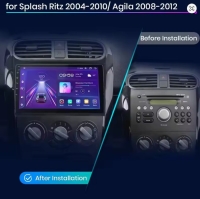 Opel Agila 2008-2015 radio navigatie 9inch android 14 dab+ apple carplay androidauto