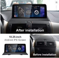 BMW X3 E83 2004-2012 navigatie 10,25inch android 14 dab+ apple carplay androidauto