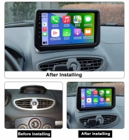 Renault Clio 3 navigatie 9 inch android 12 dab+ apple carplay androidauto