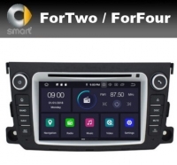 Smart Fortwo 2010-2015 radio navigatie android 10 wifi carkit dab+ carplay