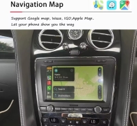 Bentley Continental Mulsanne Bentayga 2013-2020 draadloos Apple Carplay Android Auto module