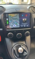 Mazda 2 2007-2014 radio navigatie android 14 dab+ apple carplay/ android auto