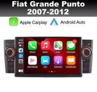 Fiat Grande Punto 2007-2012 radio navigatie android 14 dab+ apple carplay/ android auto