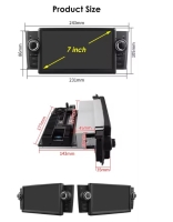 Fiat Grande Punto 2007-2012 radio navigatie android 14 dab+ apple carplay/ android auto