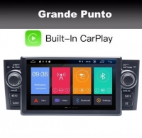 Fiat Grande Punto radio navigatie carkit 7inch android 10 wifi dab+  carplay