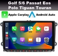 Radio navigatie geschikt voor VW 9inch carkit android 13 wifi dab+ apple carplay