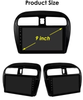 Mitsubishi SpaceStar 2013-2024 radio navigatie 9inch android 14 apple carplay