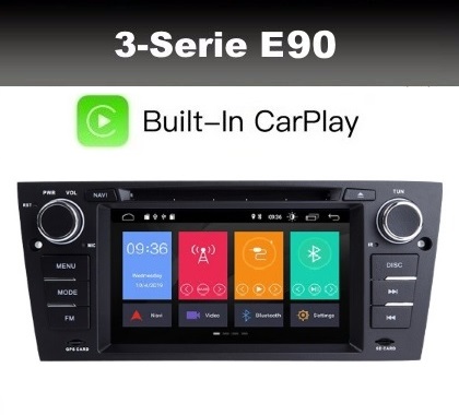 BMW 3serie E90 radio navigatie carkit android 11 wifi dab+  carplay