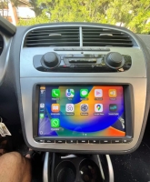 Radio navigatie geschikt voor Seat Leon Altea Toledo 9inch android 13 wifi dab+ apple carplay