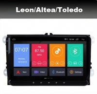 Radio navigatie geschikt voor Seat Leon Altea Toledo 9 inch carkit android 11 wifi dab+