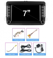 Radio navigatie geschikt voor VW  7inch carkit android 9.0 wifi dab+