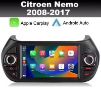 Citroen Nemo 2008-2017 radio navigatie android 14 dab+ apple carplay/ android auto