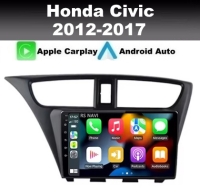 Honda Civic 2012-2017 radio navigatie 9inch android 14 wifi carkit dab+ apple carplay